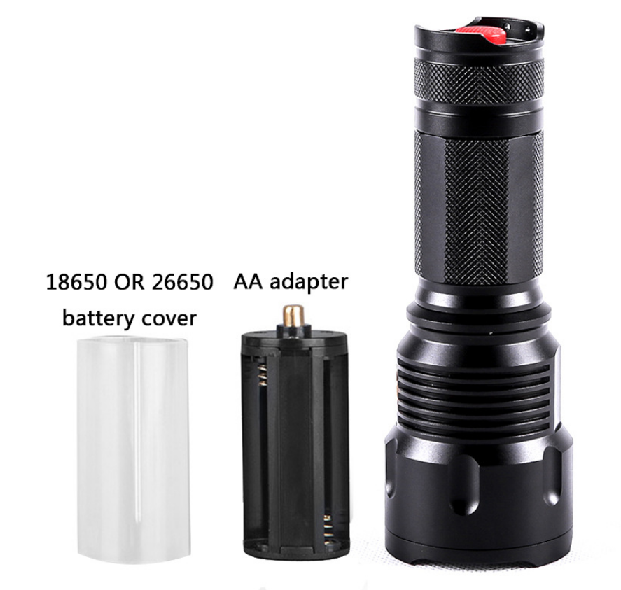 20W 26650 Powered Waterproof Tactical Flashlight 1000m Long Distance Zoom led Flashlight Torch