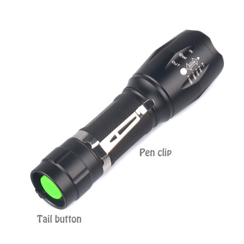 Super bright XML T6 LED G700 military grade zoom waterpoof torch led flashlight