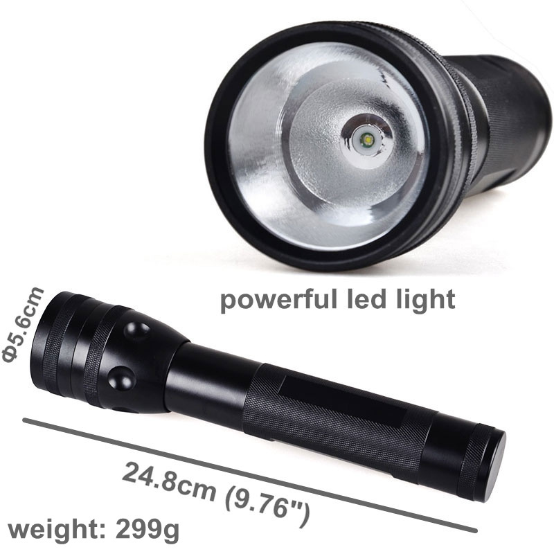 Super Bright T6 Led Flashlight Night High Beam Hunter Searching Big led Torch light Baton