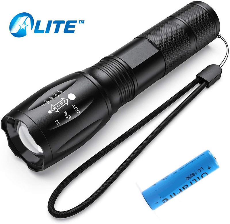 2023 Hot Sale Powerful Aluminium T6 XML LED Rechargeable Flashlights Outdoor 1000 Lumen Small Waterproof Flashlight