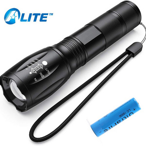 2023 Hot Sale Powerful Aluminium T6 XML LED Rechargeable Flashlights Outdoor 1000 Lumen Small Waterproof Flashlight