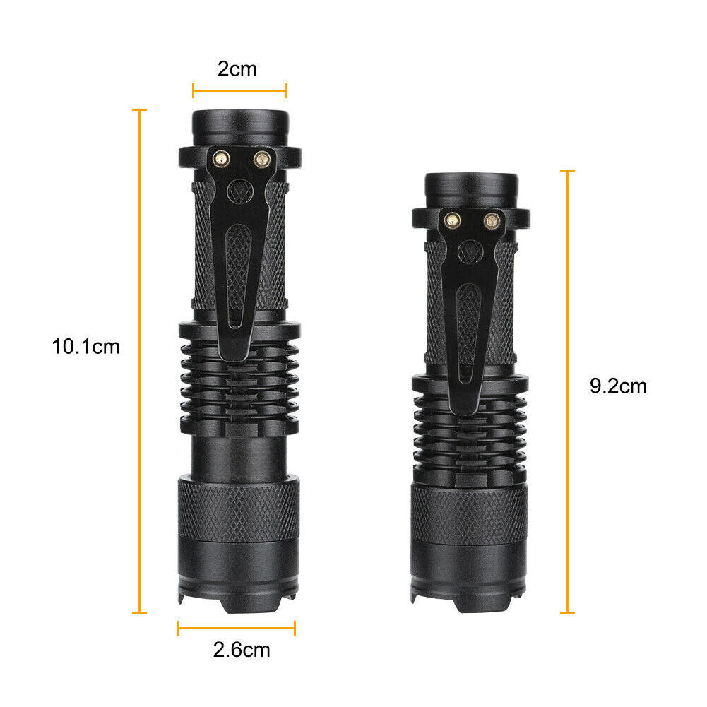 Powerful Mini Purple Zoomble UV Flashlight Diamond UV Torch 395nm 365nm UV Led Black Light for Test Jade