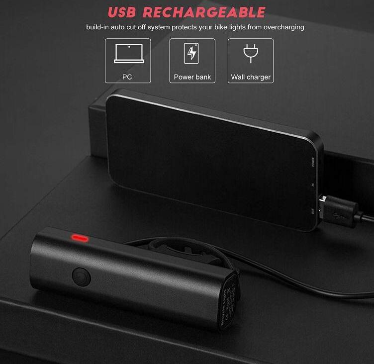 Silicon bike lights rechargeable usb bicycle light meilan x5 wireless smart ultralight bike light/