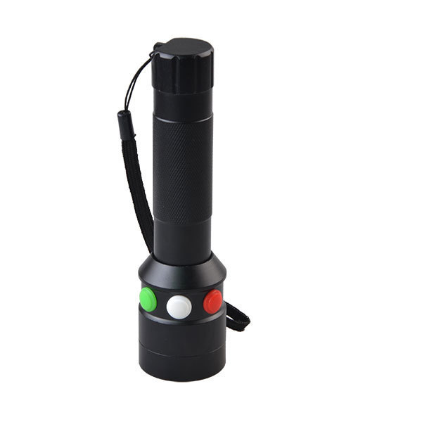 Railway Signal Light LED Flashlight Rechargeable Tricolour Torch For Train Signal Torch Light/