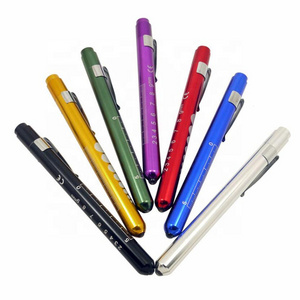 Light Weight Pupil Gauge Engraved Doctor Diagnostic Penlight Nurse Medical Led Pen Light Torch Flashlight