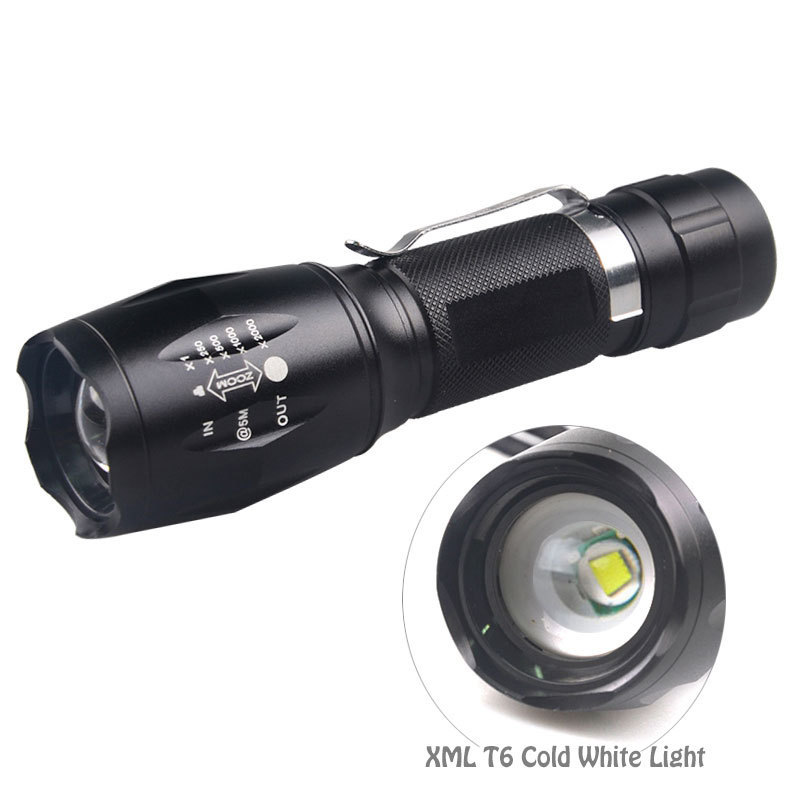 Super bright XML T6 LED G700 military grade zoom waterpoof torch led flashlight