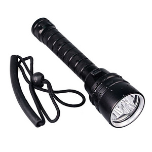 3000 Lumens Rechargeable Big Diving Flashlight 3 LED High Power Cave Diving Lamp