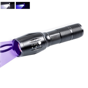 Multifunctional Waterproof UV Led Flashlight Finger Print Linterna UV Torch 395nm Flashlight