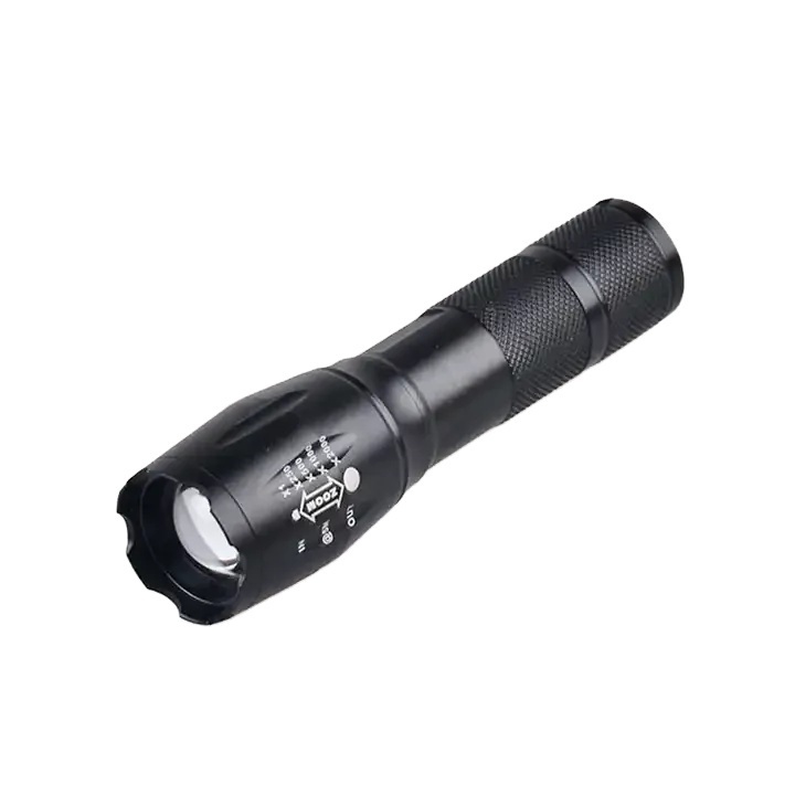 High Power Tactical Zoomable LED Flashlight Portable Aluminum Alloy Rechargeable AA Battery T6 Light Source Outdoor Emergency