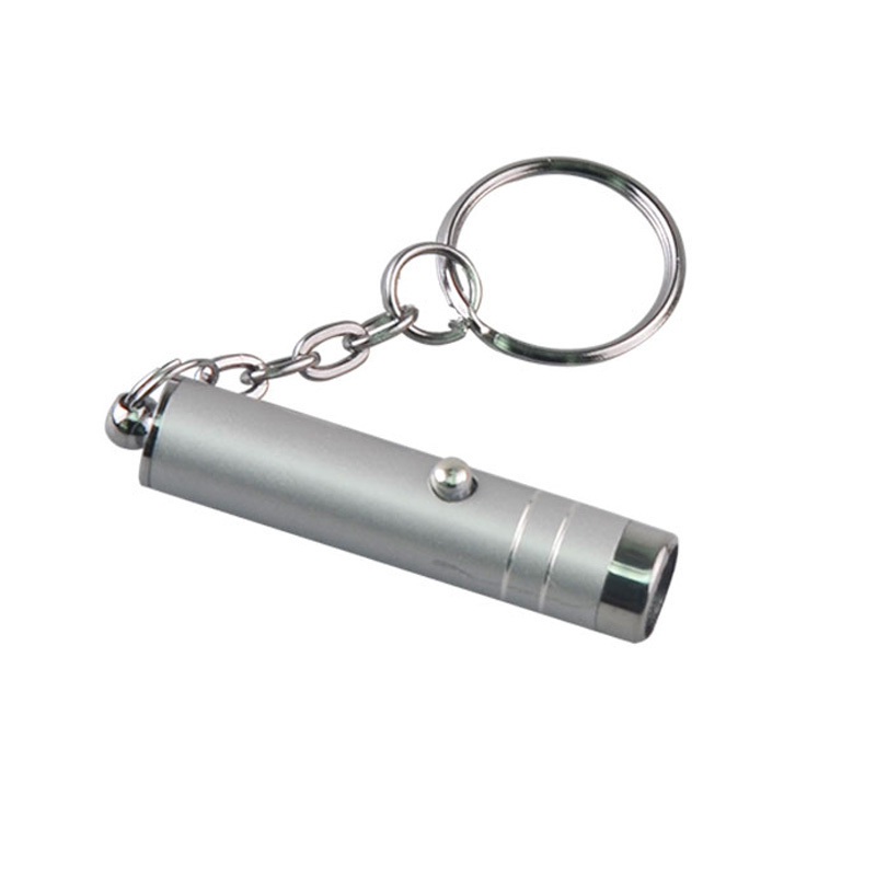 Mini Promotional Aluminum Customized Key Chains 395nm UV Led Torch Keychain Flashlight Keychain Led Keyring