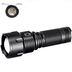 Heavy Duty Torch light Rechargeable led uv Black light 395nm White Beam Flashlight Ultralight