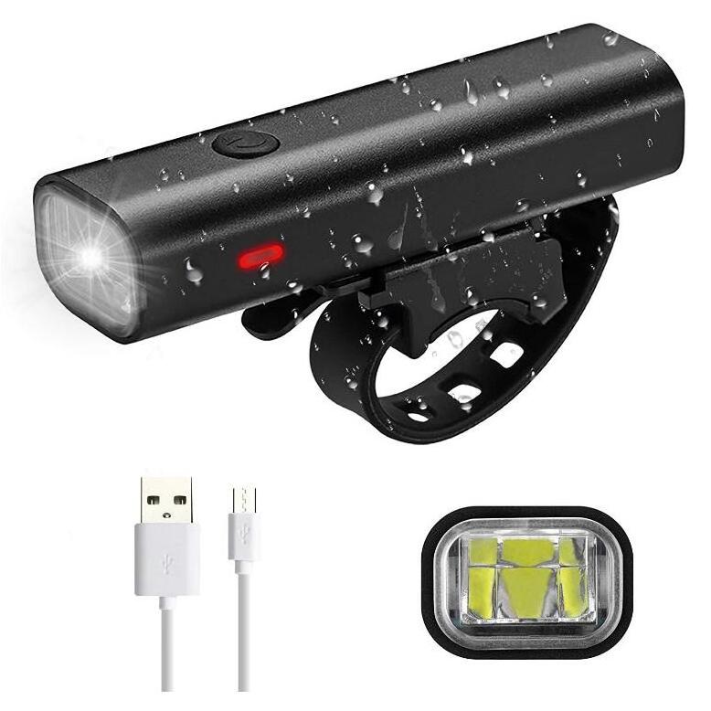 USB Rechargeable Waterproof Bike Front Light XML T6 Aluminum alloy Bicycle Headlights for Bicycles/Night Running