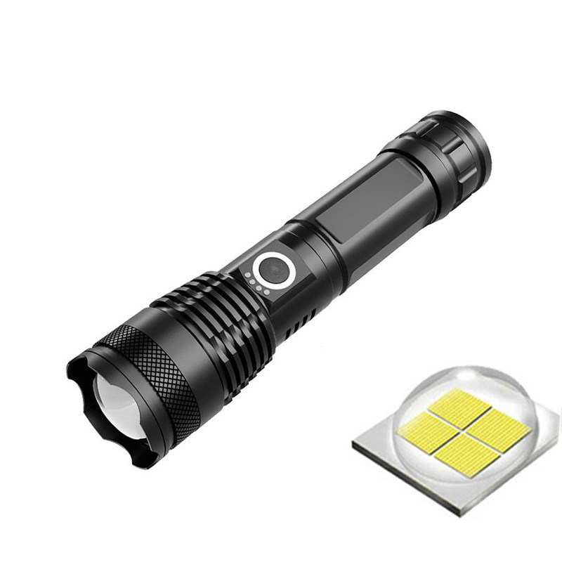 2000 lumens torch long range powerful XHP50 LED flashlight usb zoom tactical flashlight water proof