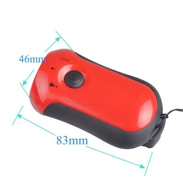 LED Dynamo Lamp Wind Up Flashlight Torch Light Hand Crank Flashlight