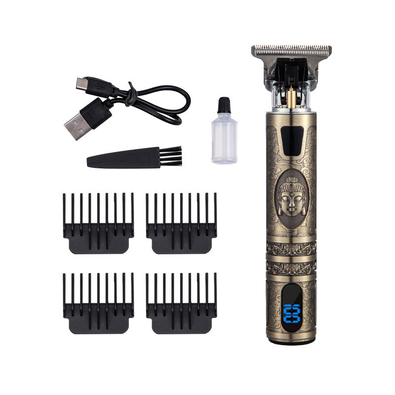 Hair Trimmer for Men Professional Grooming Cutting Kit Mustache T Blade Liners Trimmer Electric Shavers