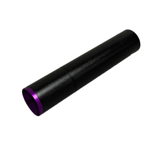 Mini Pocket 18650 USB Rechargeable LED Torch 365nm Purple Light UV Flashlight for Emergency Camping Custom Logo Aluminum Body