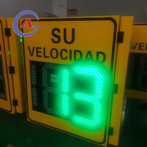 Solar led traffic speed limit display radar your speed sign solar power dynamic driver feedback sign