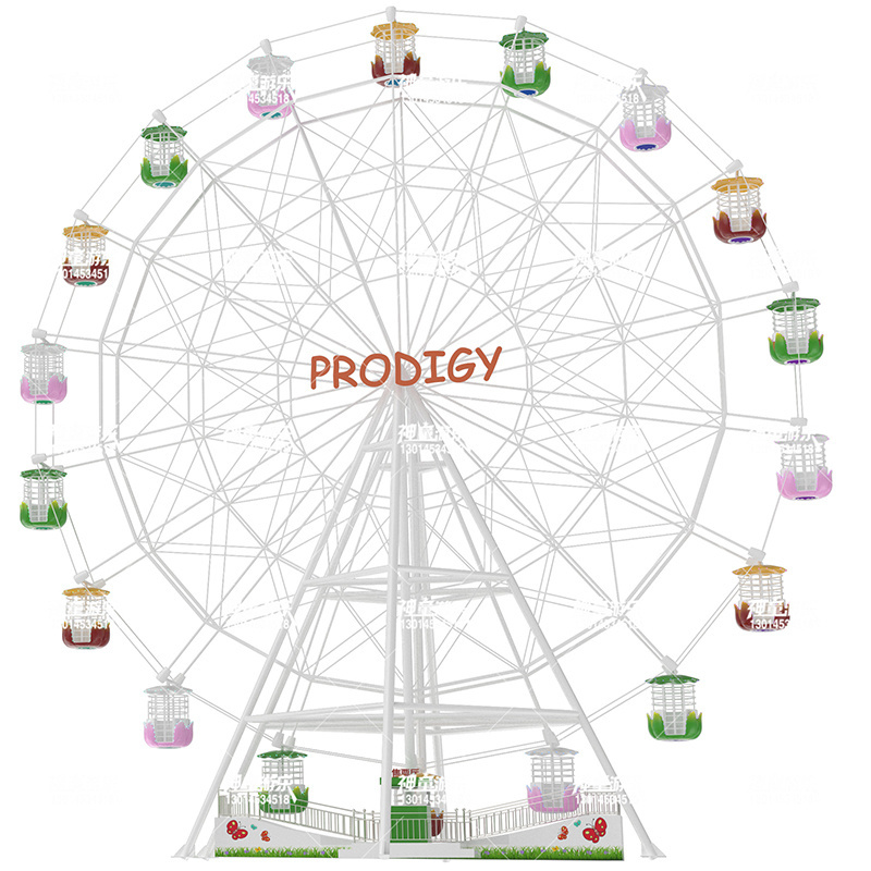 Funfair playground outdoor amusement 30 meters ferris wheel for sale