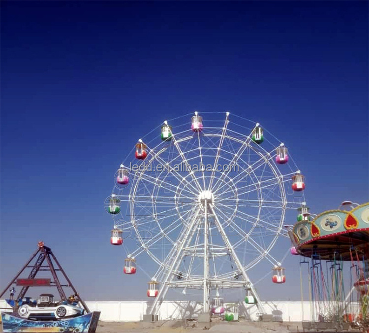 Funfair playground outdoor amusement 30 meters ferris wheel for sale