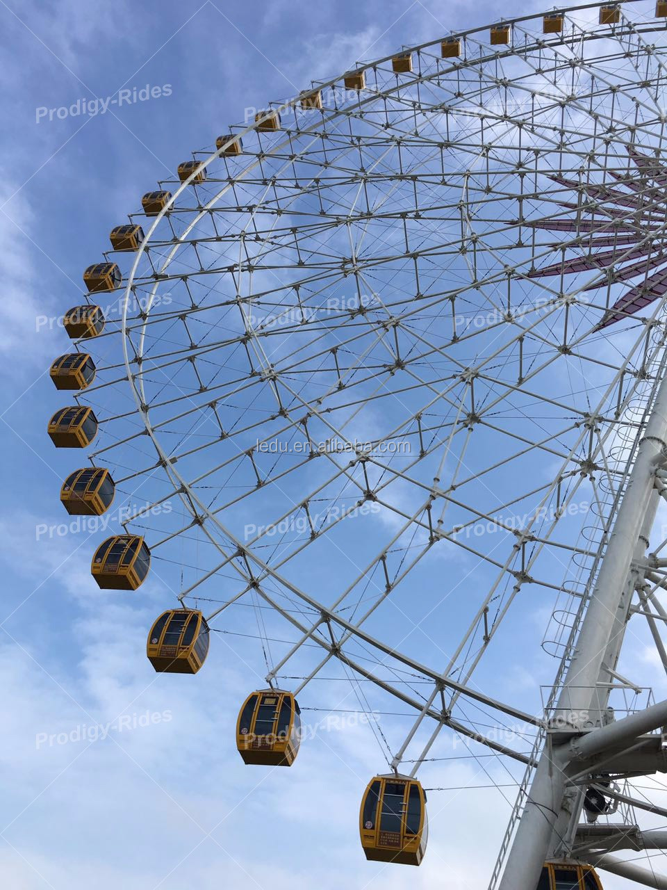 Outdoor giant amusement ferris wheel christmas decorative ferris wheel for sale