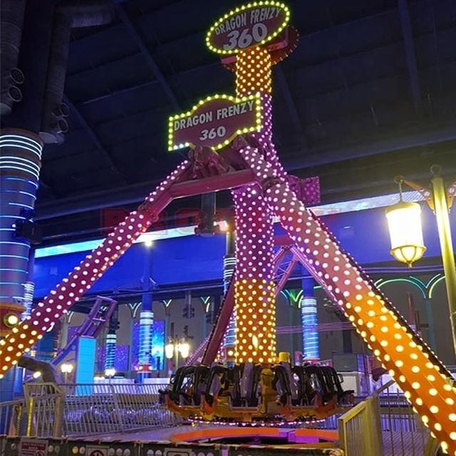 Carnival thrill spinning amusement park 12/16 seats 360 degree big pendulum rides