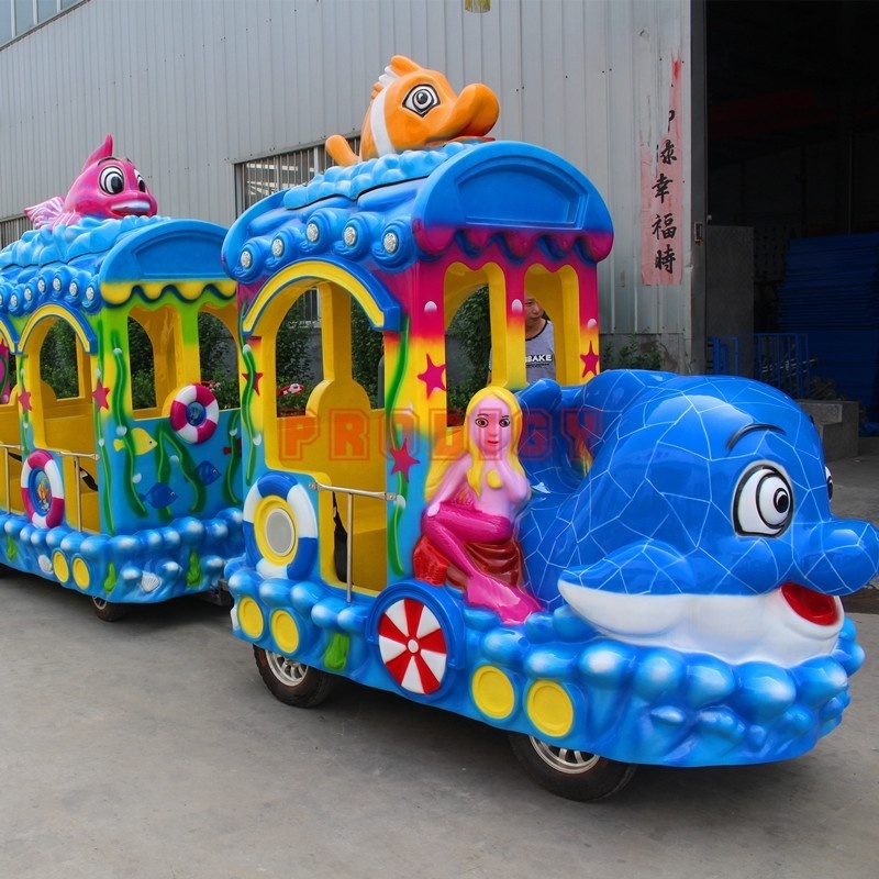 2020 amusement park rids new product electric train games kiddie rides for sale