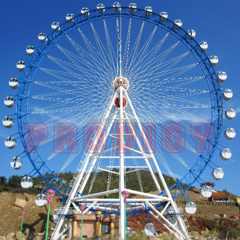 Outdoor giant amusement ferris wheel christmas decorative ferris wheel for sale