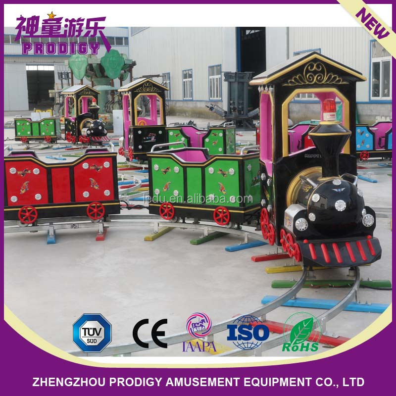 theme park kiddie electric shopping mall track train rides for sale