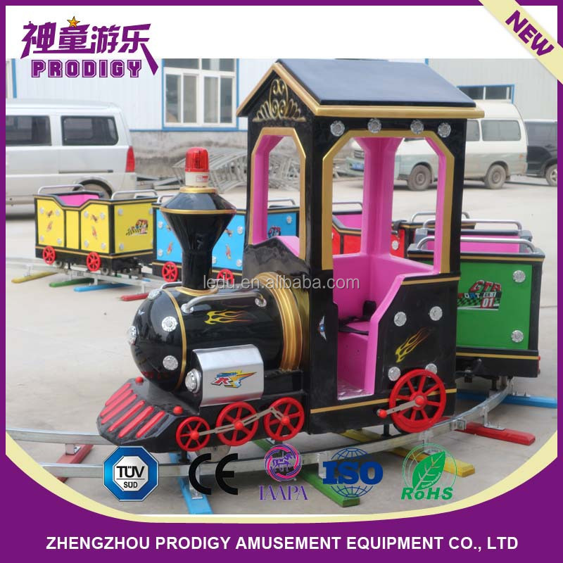 theme park kiddie electric shopping mall track train rides for sale