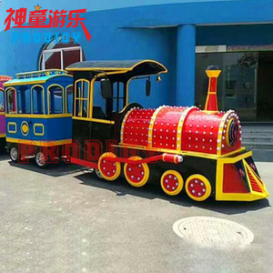 amusement park shopping mall kiddie electric mini trackless train