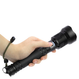 LEDUN - 2000lm long range powerful high powered led flashlight torches rechargeable Waterproof led tactical flashlights