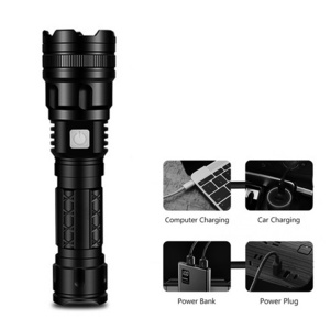 LEDUN - El Feneri LED High Lumens Flashlight Camping Outdoor Flashlights Linterna Recargable Handheld Led Portable Flashlights