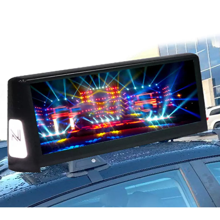 Outdoor HD Waterproof Double Sided Taxi Top Smart Led Display P5Mm Car Roof  Advertising LED Video Display