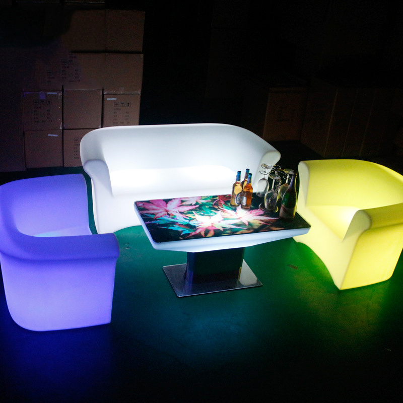 LED Chairs and Tables Bar Light up Sofa Furniture