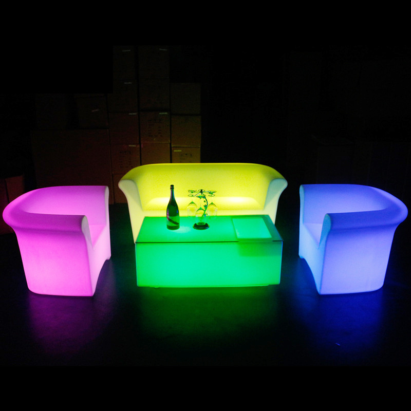 LED Chairs and Tables Bar Light up Sofa Furniture