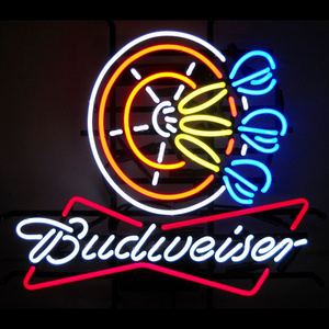 Acrylic 12V outdoor Advertising Budweiser Neon Beer Sign Factory