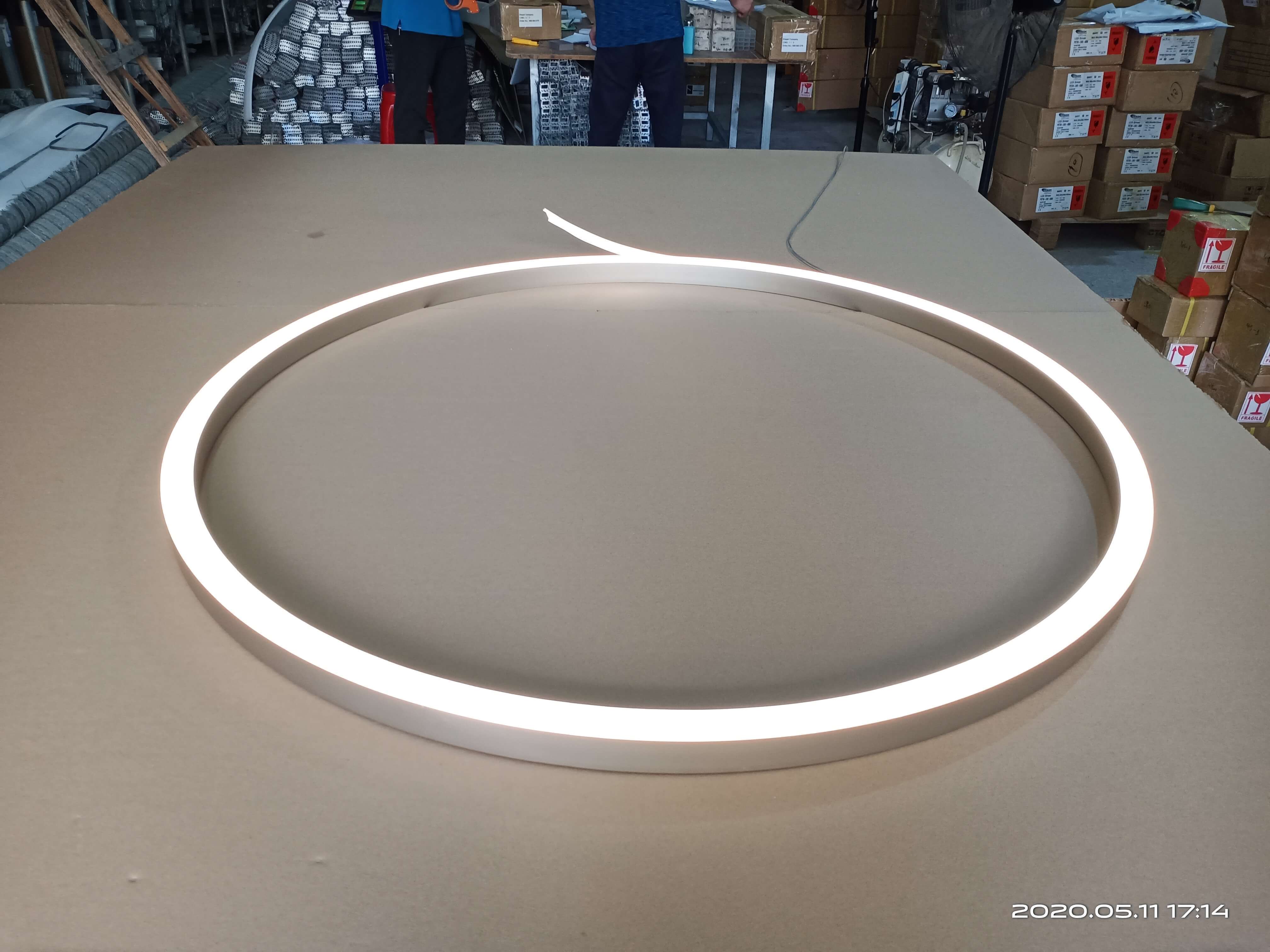 2021 Popular 35mm Wide Bendable LED Aluminium Profile for Suspension or Surface LED Lighting and Decoration