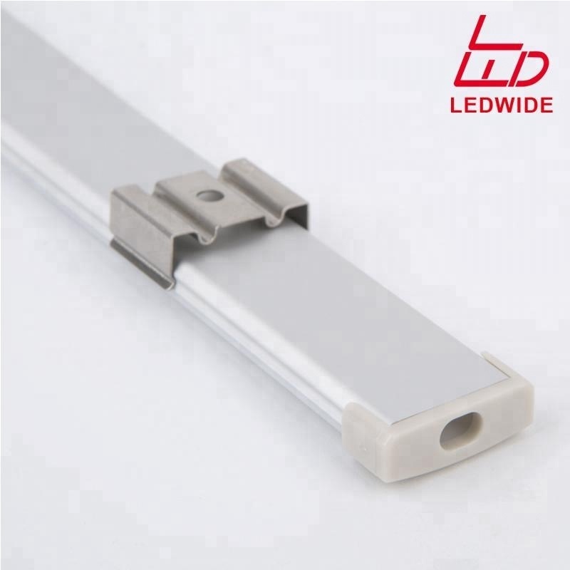 Bend and curved slim led surface channel for flexible 16mm strip