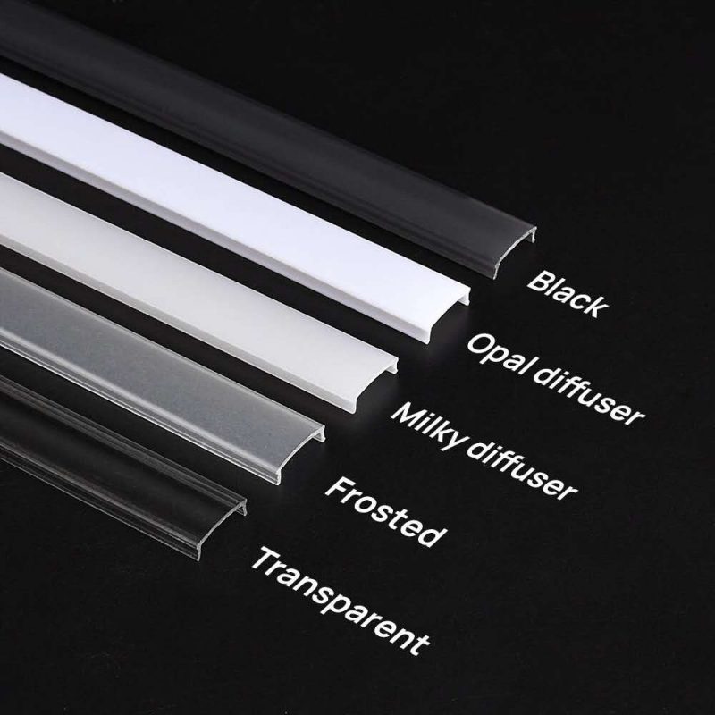 1m 2m 3m aluminium profile for led lighting strip  Cabinet and furniture recessed aluminum aluminium light led profile