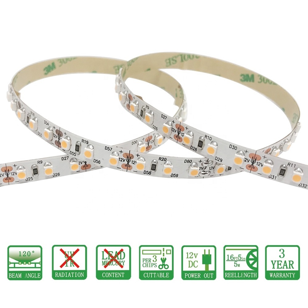 Newest Design IP67 Infrared Led Strip 850nm 12v/24v SDM3528 30 SMD/M From Ledworker