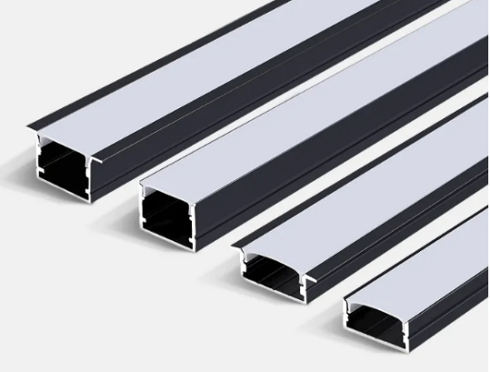 1m 2m 3m aluminium profile for led lighting strip  Cabinet and furniture recessed aluminum aluminium light led profile