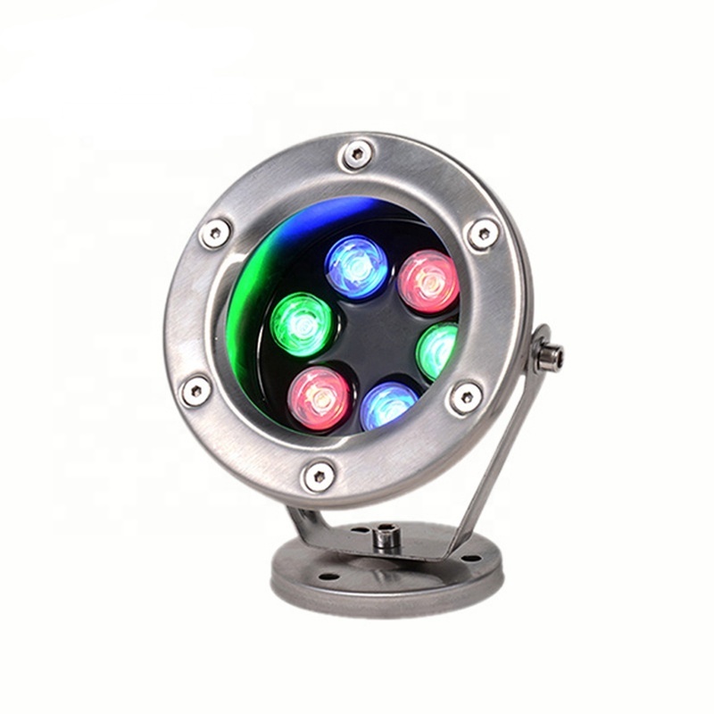 SS304 Underwater LED Light RGB 24V Water Fountain Underwater Light led 3W 6W 9W 12W 24W 36W IP68 Fountain Underwater Lamp