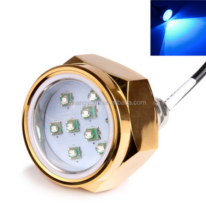 Ultra Bright 27W RGB Led Boat drain plug led underwater boat light Water proof Marine LED Light 12 volt led lights ip68