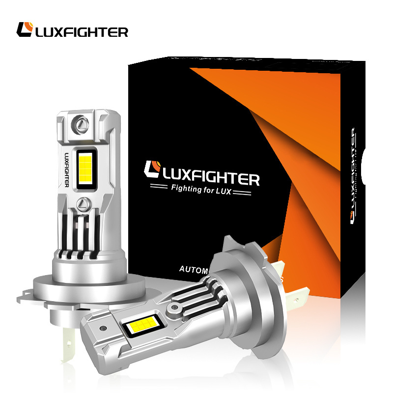 LUXFIGHTER Q26 8000LM 80W Mini LED Moto Auto Lighting Headlight Led Bulb H7 H11 9005 9006 9012 Led Headlights