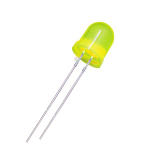 LED manufacturers 8mm lamp bead in line led 8mm yellow yellow highlight f8 yellow LED