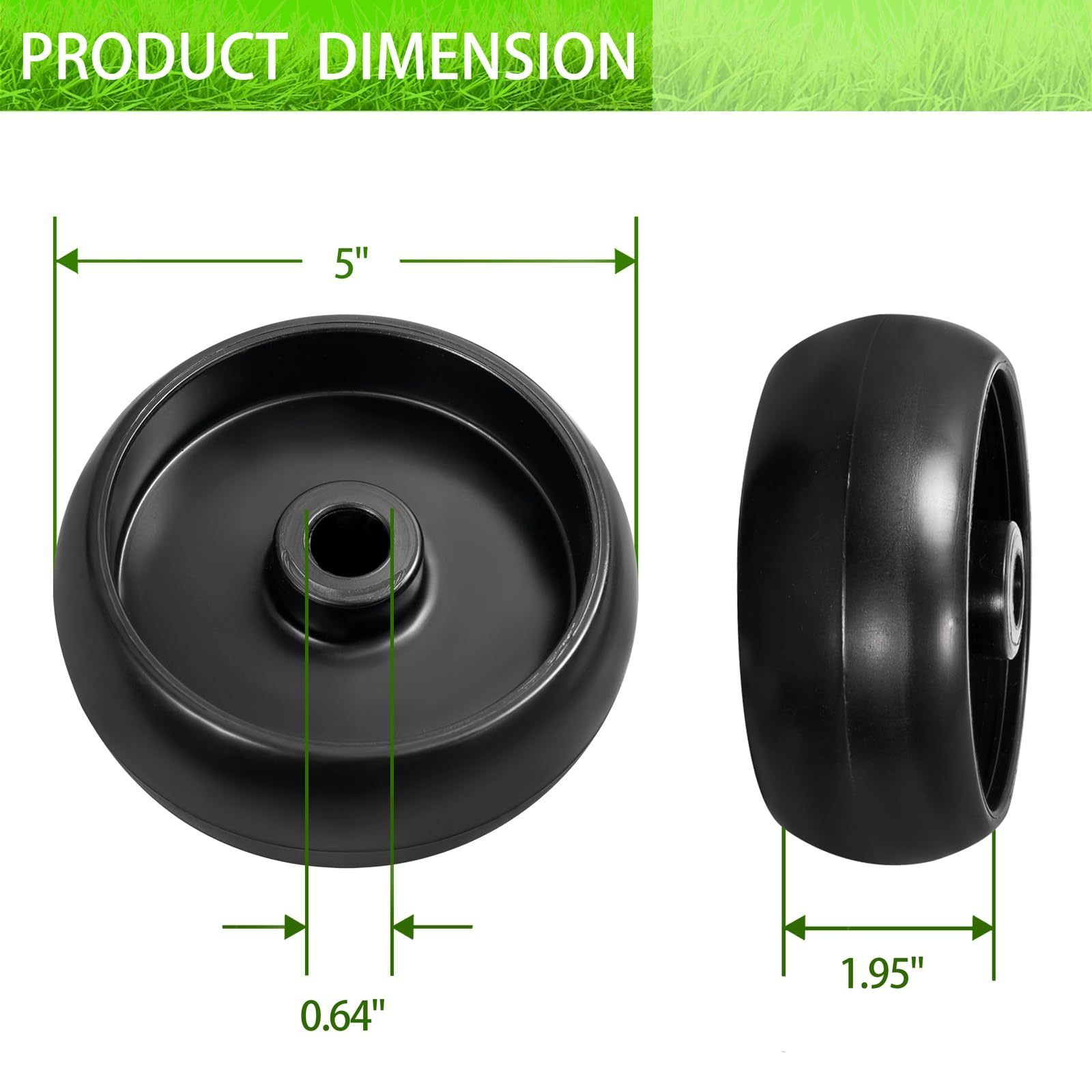 L&P GX10168 Deck Wheel Replaces John Deere GX2554H Oregon 72-119