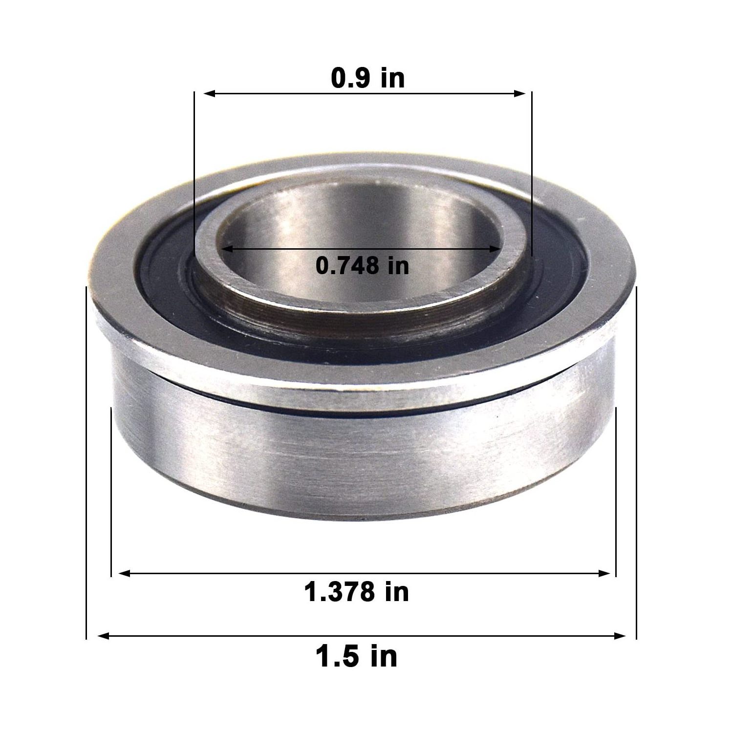 L&P 9040H Front Wheel Bushing to Bearing Conversion Kit for Craftsman John Deere Poulan 9040-H 532009040 532124959 5920H 9040N