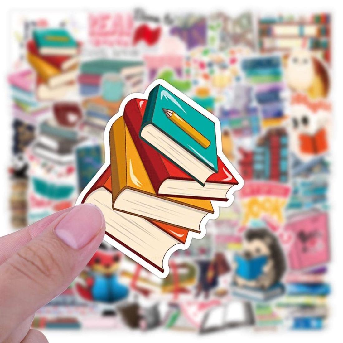 100pcs Book Stickers Pack Reading Stickers for Bookish Adults kids Book Lovers, Teachers Reading Rewards for Students