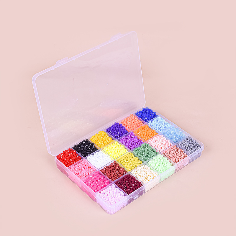 Wholesale 24 color hama beads artkal 2.6mm perler beads bulk for kids DIY craft toy iron beads trend products