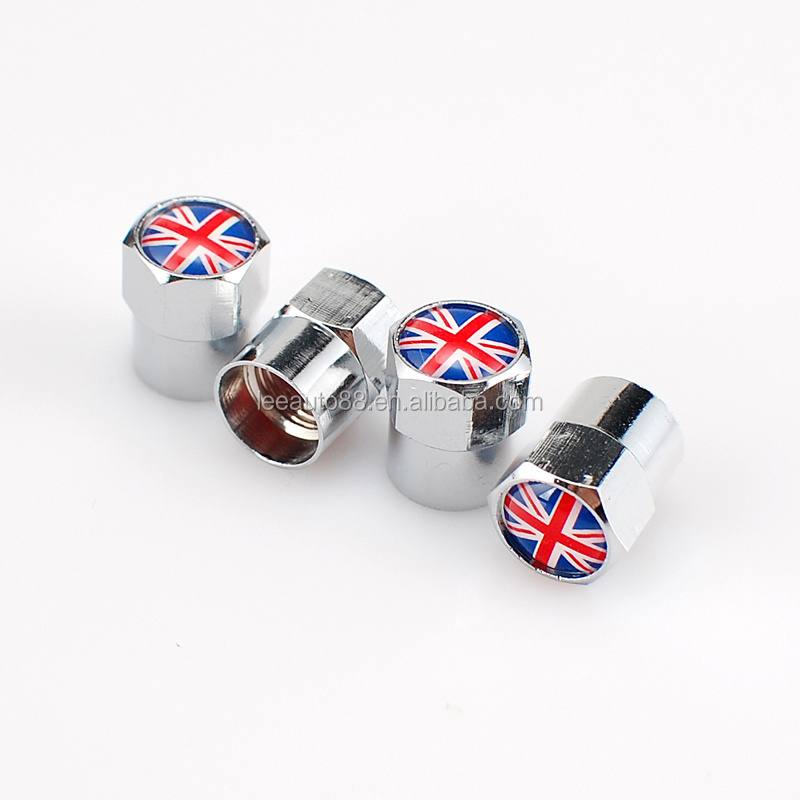 Brand New 4pcs car Logo Fine Car Black Tire Tyre Wheel Valve Stems Caps